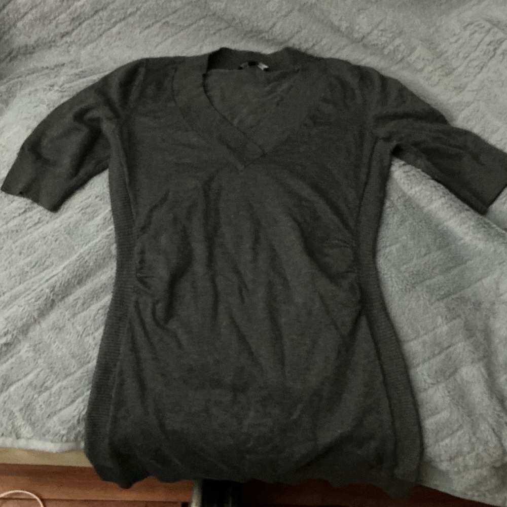 Le Chateau Charcoal Sweater Dress
